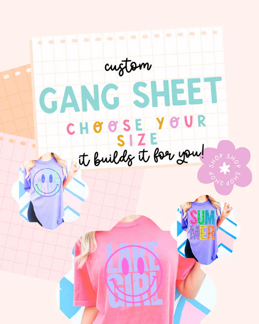 DTF gang sheet